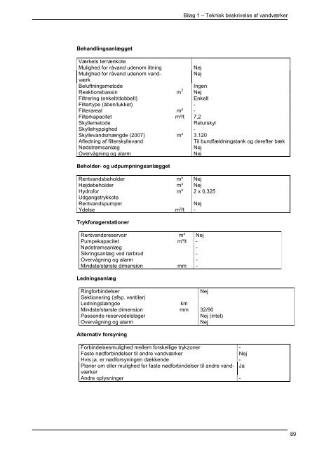 Vandforsyningsplan 2009-2019 - Frederikshavn Kommune