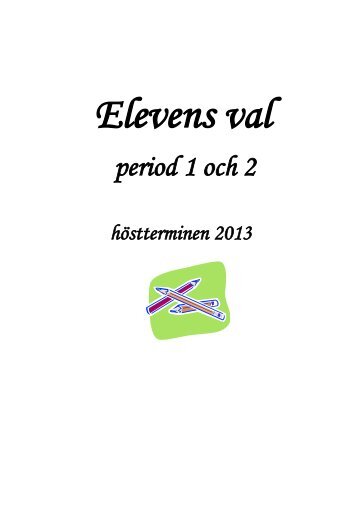 Fo7-9 - Elevens val 1-2 - katalog läsåret 2013-14