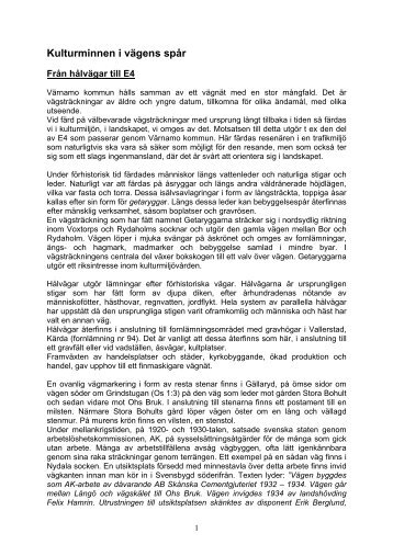 Kulturminnen i vägens spår.pdf - Värnamo kommun