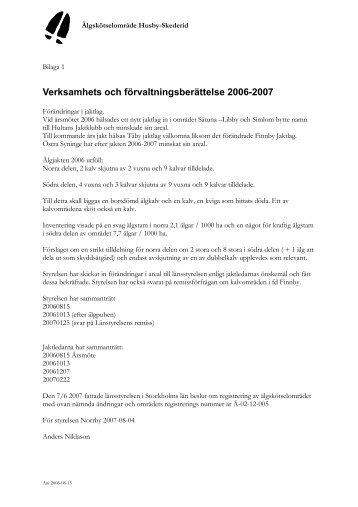 Riktlinjer och protokoll 2007