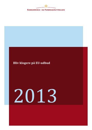 Bliv klogere på EU-udbud (2013 - Konkurrence