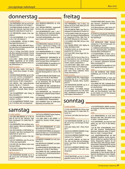 Download gesamte Ausgabe (PDF, 10561 kb) - Regensburger ...