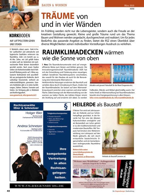 Download gesamte Ausgabe (PDF, 10561 kb) - Regensburger ...