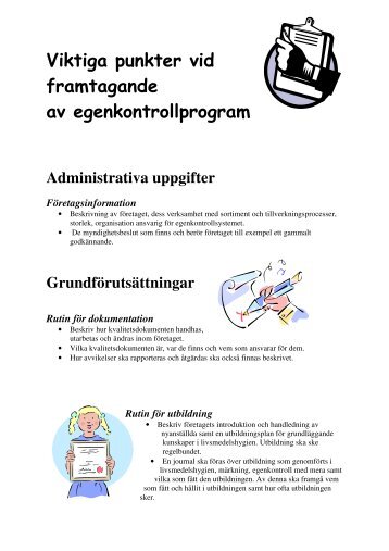 Egenkontrollprogram - Östhammars kommun