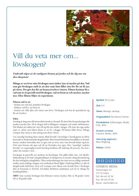 12528 Vill du veta mer om lövskogen infoblad.indd - SLI.se