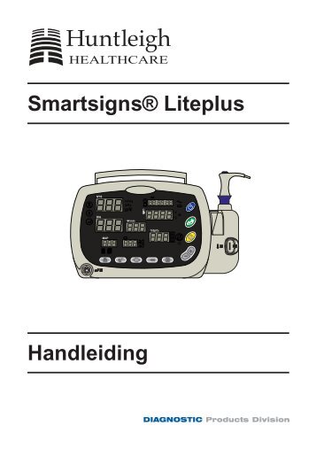 Smartsigns Liteplus Gebruikershandleiding - Producten - Emedical