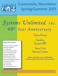 Community Newsletter - Systems Unlimited, Inc.