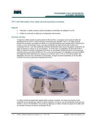 TP 3.1.9d Fabrication d'un câble console (à paires inversées) - UTEZ