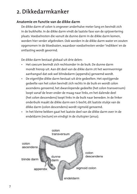 Patiënten Informatie Dossier (PID) Dikkedarmkanker. - Isala Klinieken