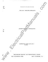 www . ElectricalPartManuals . com