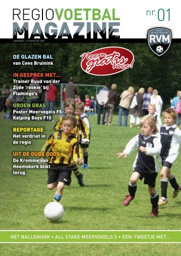 Neem mee! gratis - Regio Voetbal Magazine