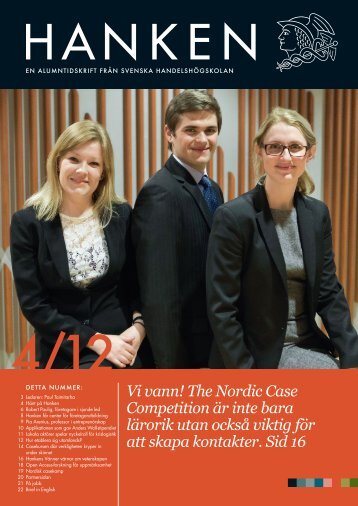Vi vann! The Nordic Case Competition är inte bara lärorik utan ...