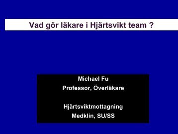 Läkarens roll i teamet