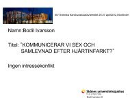 Namn:Bodil Ivarsson Titel: KOMMUNICERAR VI SEX OCH ...