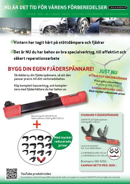 Med mycket reducerade priser BYGG DIN EGEN FJÄDERSPÄNNARE!