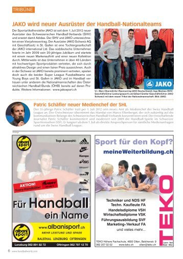 JAKO wird neuer Ausrüster der Handball ... - Handballworld