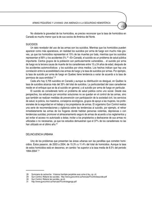 armas pequeñas y livianas: una amenaza a la seguridad hemisférica