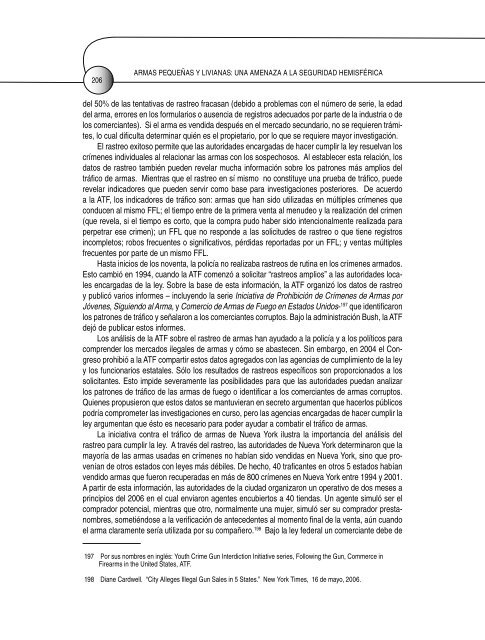 armas pequeñas y livianas: una amenaza a la seguridad hemisférica