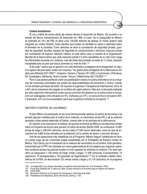 armas pequeñas y livianas: una amenaza a la seguridad hemisférica