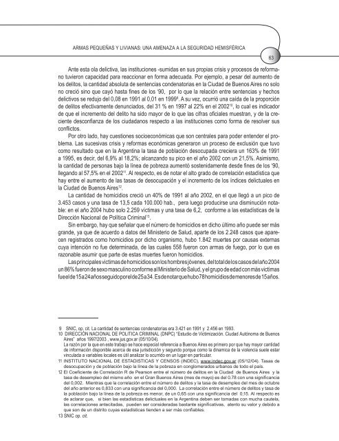 armas pequeñas y livianas: una amenaza a la seguridad hemisférica