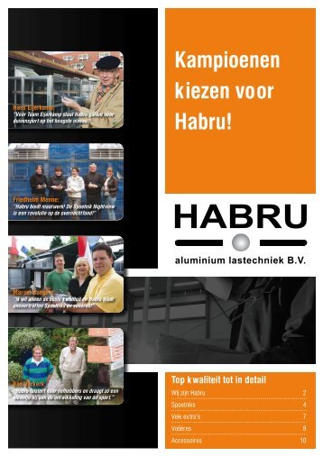 Download duivensport brochure - Habru Duivensport