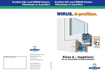 WIRUS. A-profilen. - AirZone