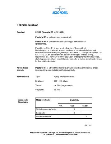 Teknisk datablad - Lakkspesialisten