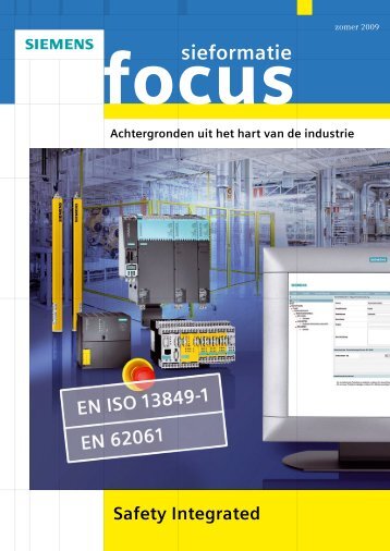 Sieformatie focus machineveiligheid - Industry - Siemens Nederland