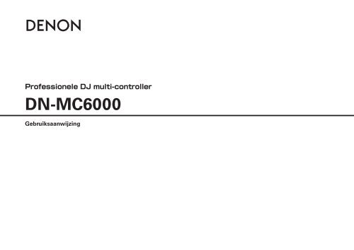 Handleiding MC6000 - Mennegat Trading BV