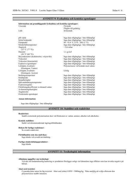 Säkerhetsdatablad (MSDS) (94.3 KB - pdf) - Jula