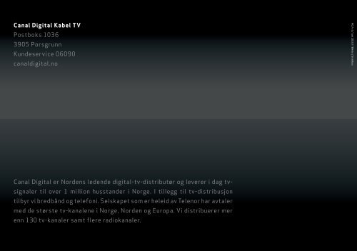 Hele manualen - Canal Digital Kabel-TV