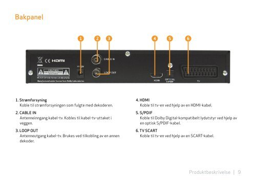 Hele manualen - Canal Digital Kabel-TV