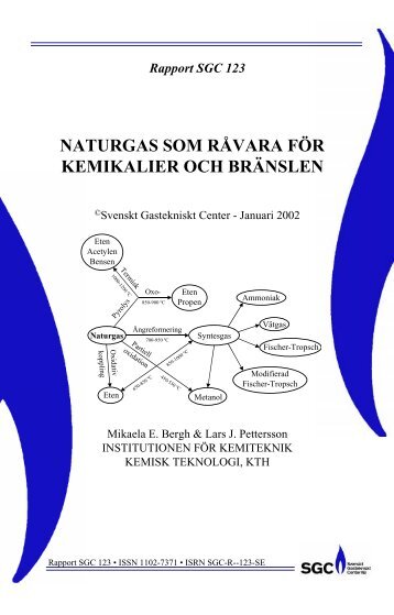 naturgas som råvara för kemikalier och bränslen - SGC