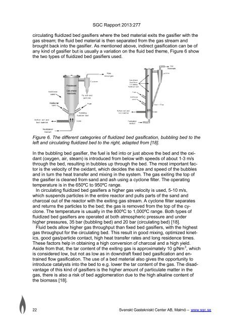 Carbon dioxide removal in indirect gasification - SGC