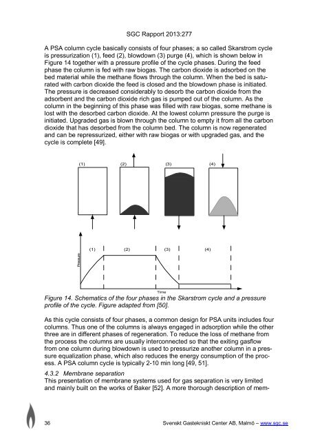 Carbon dioxide removal in indirect gasification - SGC