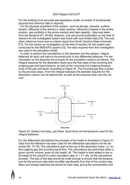 Carbon dioxide removal in indirect gasification - SGC