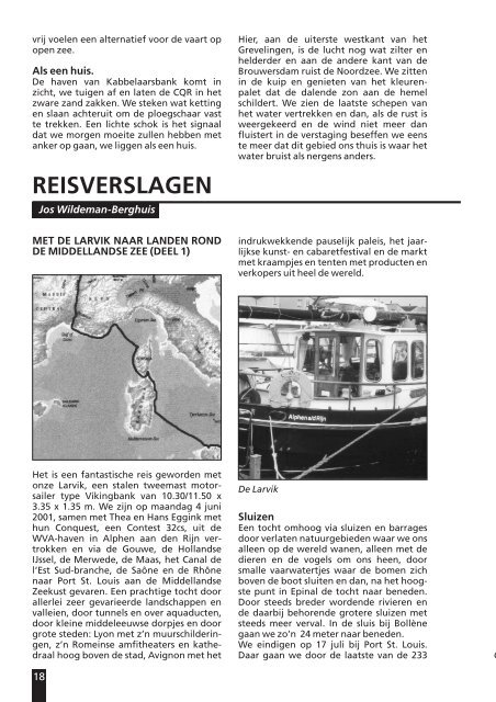Nummer 180 - juni 2002 - Nederlandse Vereniging van Toerzeilers