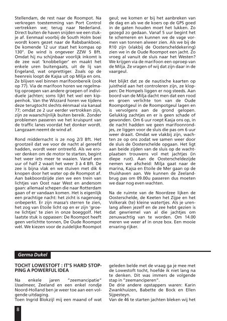 Nummer 180 - juni 2002 - Nederlandse Vereniging van Toerzeilers