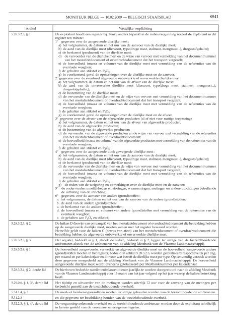 Staatsblad Moniteur - VVPW