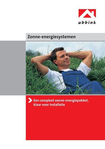 Ubbink Zonne-energiesystemen - Warmteservice