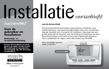 Installatiehandleiding VA7 - Warmteservice