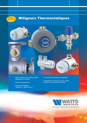 Mitigeurs Thermostatiques - Watts Industries