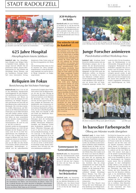 Ausgabe 28 / 2011 - Singener Wochenblatt