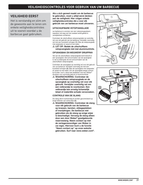 GEBRUIKERSHANDLEIDING VOOR DE LP-GASBARBECUE - Weber
