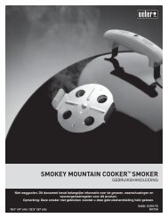 Smokey Mountain Cooker 47 en 57 cm - Weber