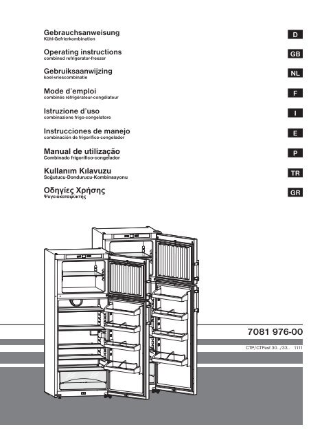 Liebherr CTP 3016-20 koelvriescombinatie - Wehkamp.nl