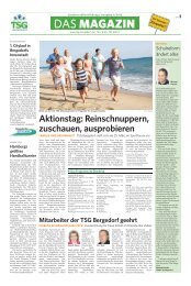 Mitarbeiter der TSG Bergedorf geehrt - Bergedorfer Zeitung