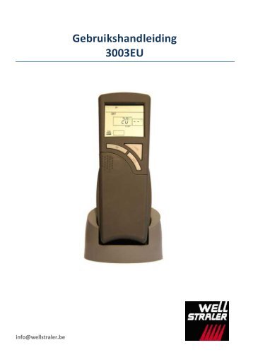 Handleiding voor Skytech 3003EU - Well Straler