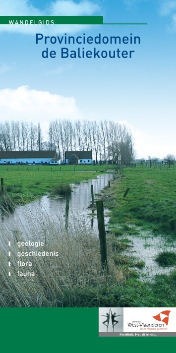 Provinciedomein de Baliekouter - Provincie West-Vlaanderen