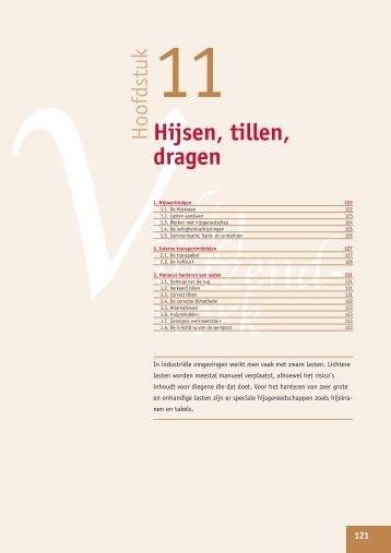 Hijsen, tillen, dragen - Provincie West-Vlaanderen